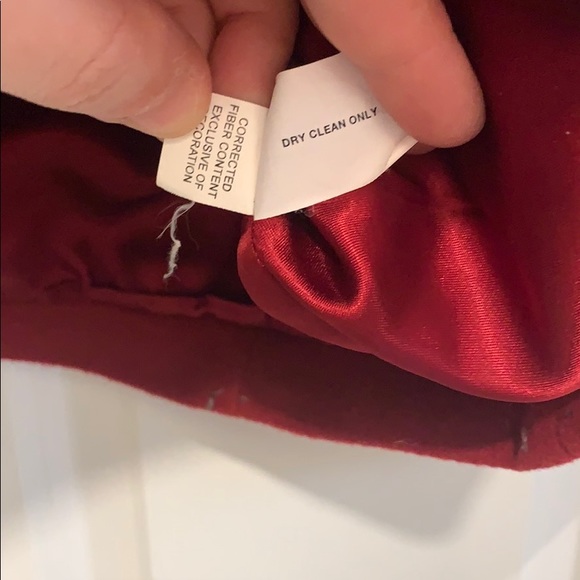 Gap red pea coat size medium - Picture 9 of 11